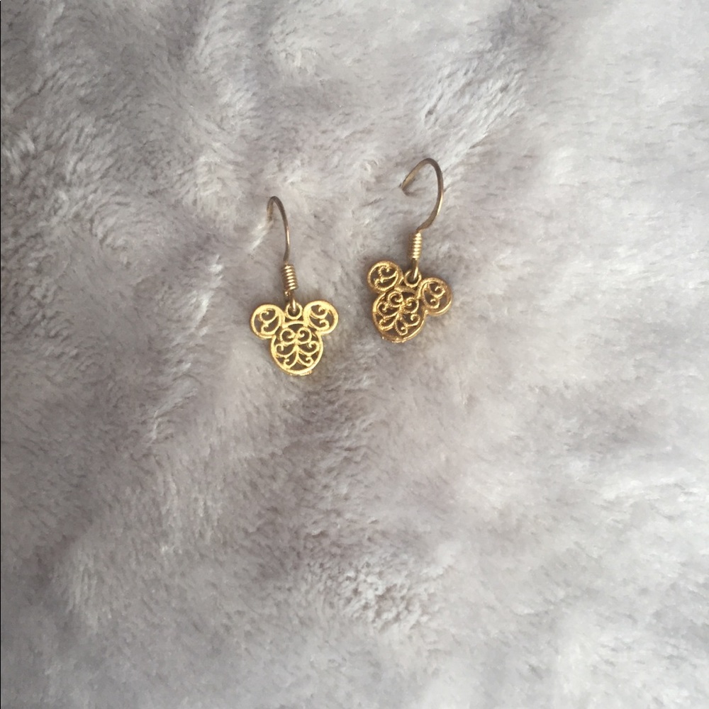 Disney Mickey Mouse Gold Earrings